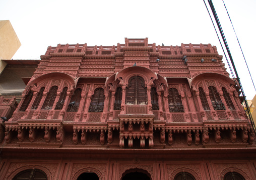Beautiful haveli in the old city, Rajasthan, Bikaner, India