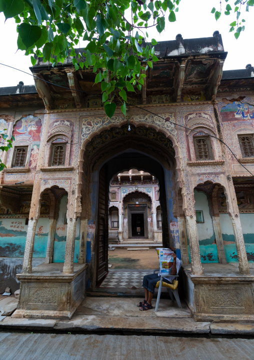 Old historic haveli, Rajasthan, Nawalgarh, India