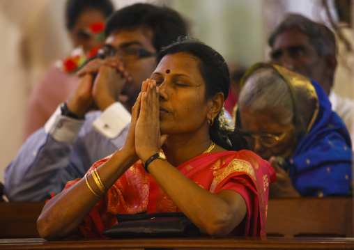 Priors Sitting On Benches, Chennai, India