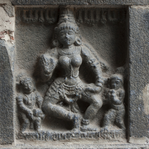 Carvings Of Karana Dance On Nataraja Temple's Gopuram, Chidambaram, India