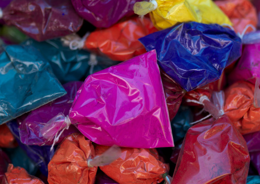Face Powder Used For The Holi Spring Festival , Madurai, India