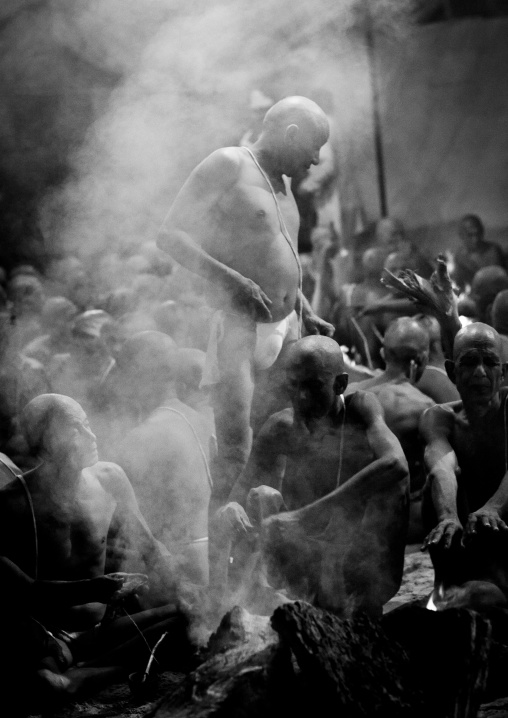 Ceremony During The Maha Kumbh Mela, Allahabad, India