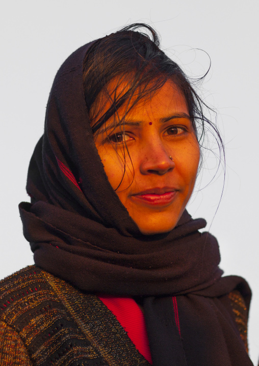 Pilgrim At Maha Kumbh Mela, Allahabad, India