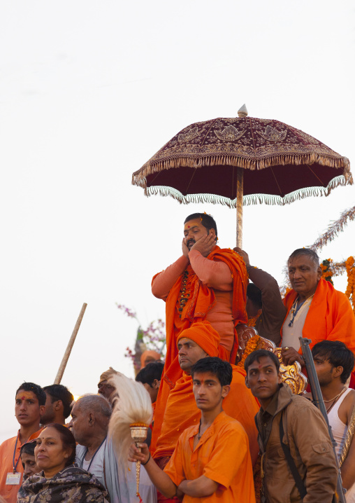 Guru At Maha Kumbh Mela, Allahabad, India