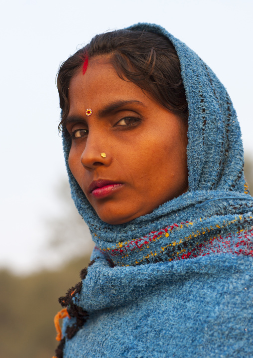 Pilgrim At Maha Kumbh Mela, Allahabad, India