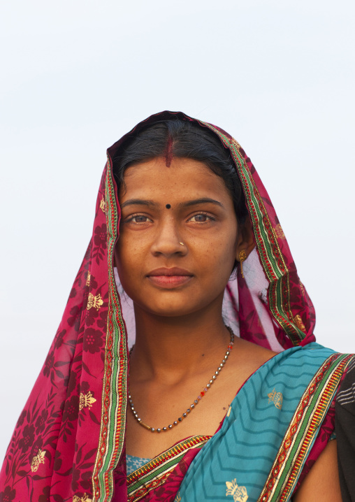 Pilgrim At Maha Kumbh Mela, Allahabad, India