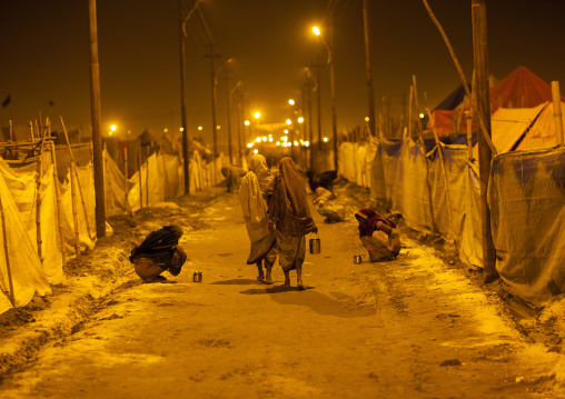 Camp For Pilgrims, Maha Kumbh Mela, Allahabad, India