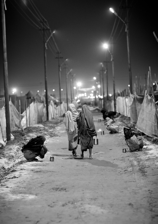 Camp For Pilgrims, Maha Kumbh Mela, Allahabad, India
