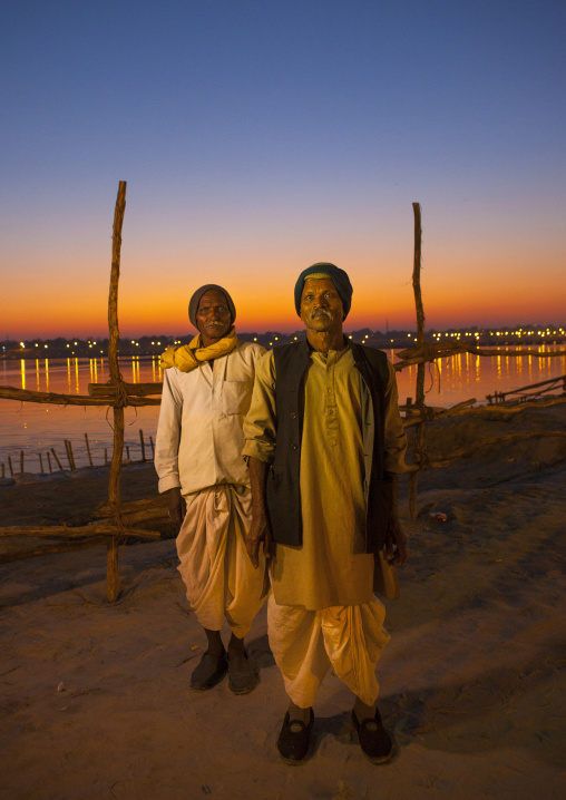 Pilgrims At Maha Kumbh Mela, Allahabad, India