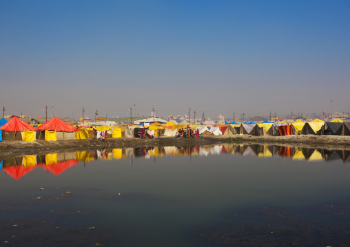 Camp For Pilgrims, Maha Kumbh Mela, Allahabad, India