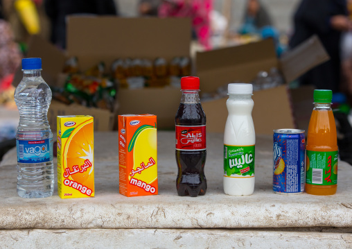 iranian drinks in panjshambe bazar, Hormozgan, Minab, Iran