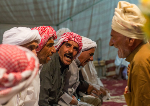 men dancing during a wedding ceremony, Qeshm Island, Tabl , Iran