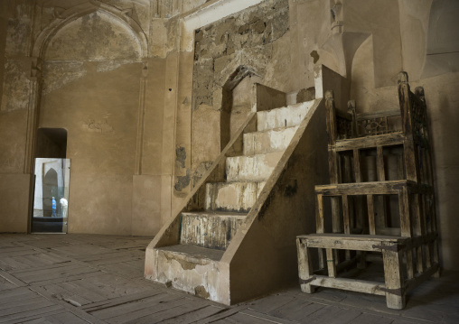 Traditional prayer chairs in the jameh mosque, Isfahan province, Natanz, Iran