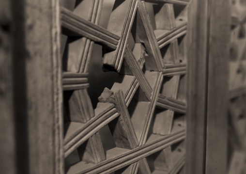 Jameh mosque wooden door, Isfahan province, Natanz, Iran