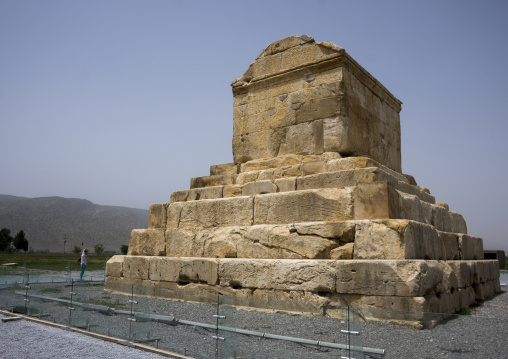 The tomb of cyrus the great, Fars province, Pasargadae, Iran