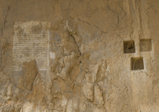 Achaemenian royal tombs in naqsh-e rustam necropolis, Fars province, Shiraz, Iran