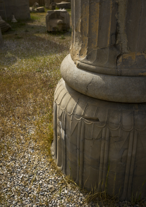 Persepolis column, Fars province, Persepolis, Iran