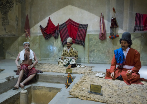 Mannequins in the hamman-e vakil bath, Fars province, Shiraz, Iran