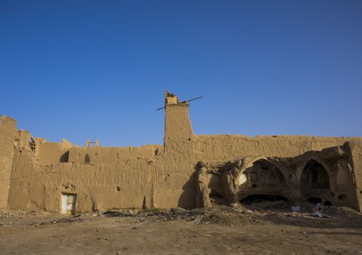 Old adobe houses, Isfahan province, Kashan, Iran