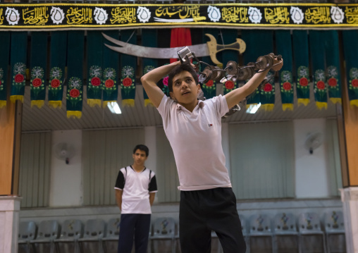 The traditional sport of zurkhaneh, Isfahan province, Kashan, Iran