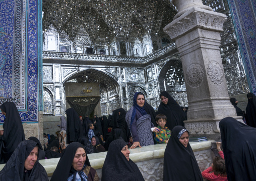 Pilgrims at the shrine of fatima al-masumeh, Qom province, Qom, Iran