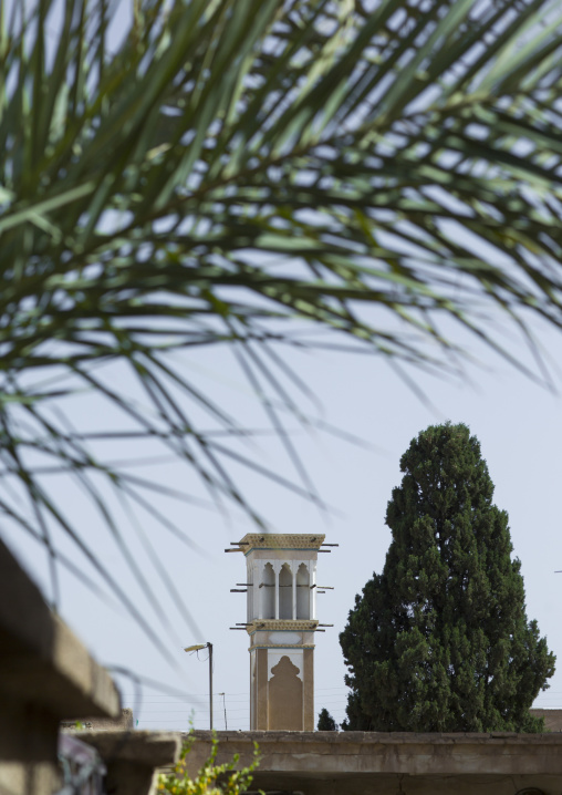 Windtower of traditional house, Isfahan province, Kashan, Iran