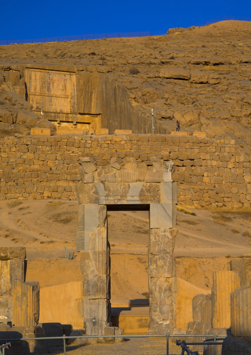Tomb of Artaxerxes ii in Persepolis, Fars Province, Marvdasht, Iran