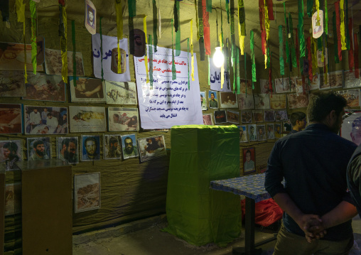 Memorial for the martyrs of the Iran Iraq war during Muharram, Lorestan Province, Khorramabad, Iran
