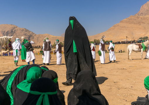 Traditional religious theatre called tazieh about Imam Hussein death in Kerbala, Lorestan Province, Khorramabad, Iran