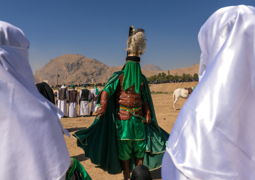 Traditional religious theatre called tazieh about Imam Hussein death in Kerbala, Lorestan Province, Khorramabad, Iran