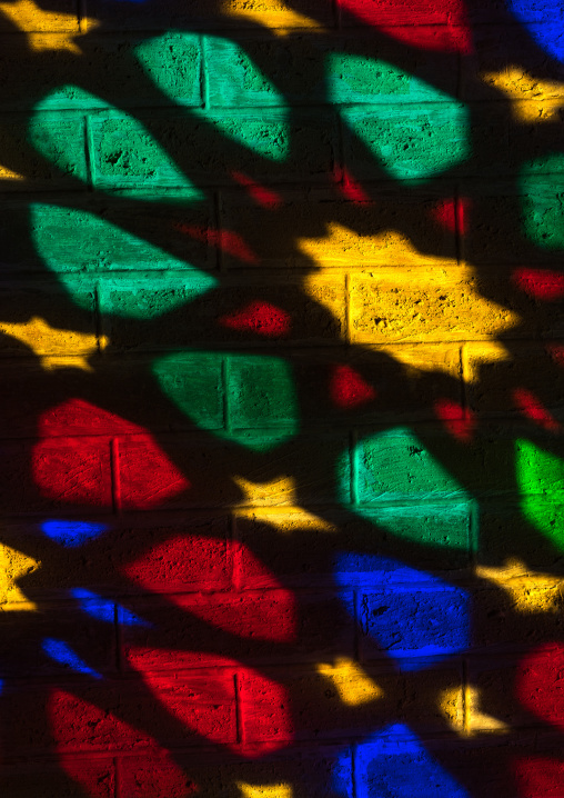 The Nasir ol Molk mosque with its beautiful colors, Fars Province, Shiraz, Iran