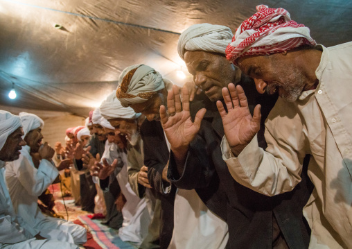 men dancing during a wedding ceremony, Qeshm Island, Tabl , Iran