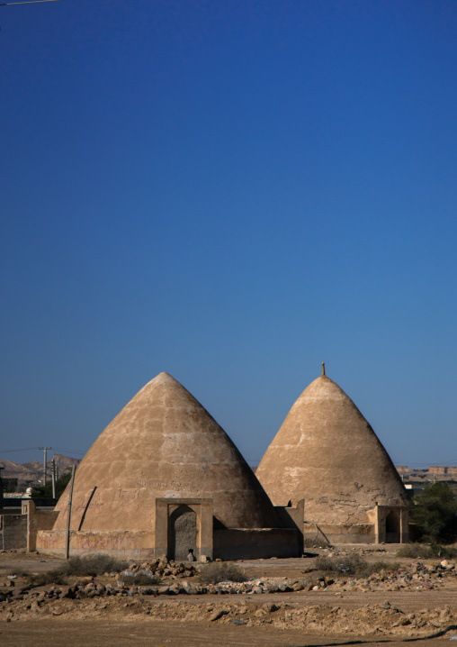 water reservoirs in the desert, Hormozgan, Bandar-e Kong, Iran