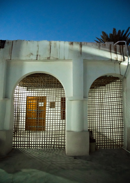 courtyard of an old house, Hormozgan, Bandar-e Kong, Iran