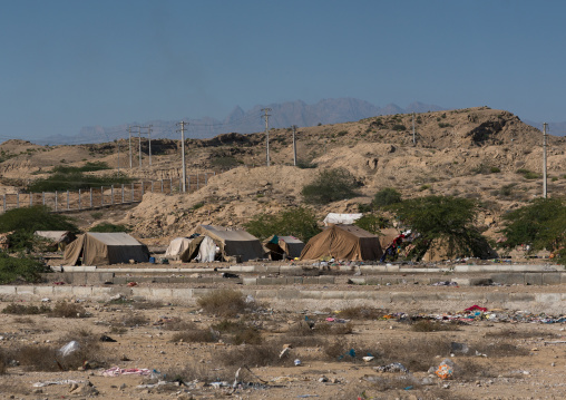 gyspy camp outside of the town, Central County, Kerman, Iran