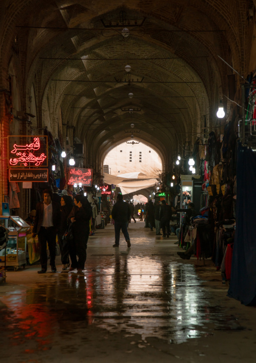 bazaar on ganjali khan square, Central County, Kerman, Iran