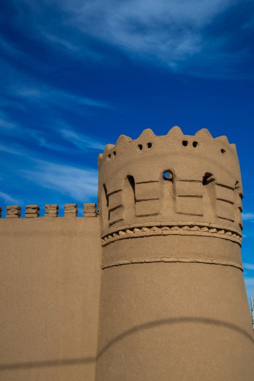 old citadel tower, Ardakan County, Aqda, Iran