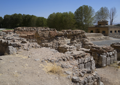 Old Caravanserai In Bisotun Site, Iran