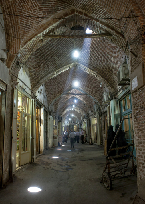 Rays Of Light Inside The Old Bazaar, Tabriz, Iran
