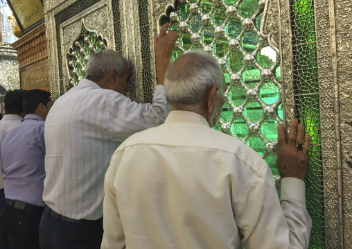 The prayer hall of the shah-e-cheragh mausoleum, Fars province, Shiraz, Iran