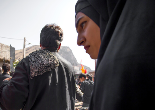 An Iranian Shiite Woman During The Chehel Manbar Ceremony One Day Before Ashura, Lorestan Province, Khorramabad, Iran