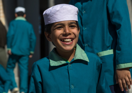 Zoroastrian Pupil Boy, Yazd Province, Yazd, Iran