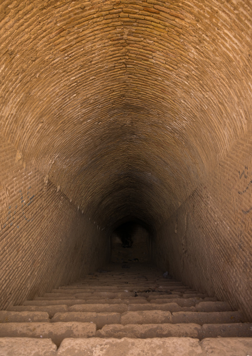 Stairs To An Underground Water Reservoir, Isfahan Province, Kashan, Iran