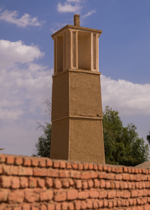 Wind Towers Used As A Natural Cooling System In Iranian Traditional Architecture, Isfahan Province, Kashan, Iran