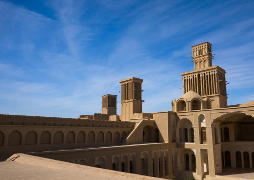 Aghazadeh Mansion Wind Towers Used As A Natural Cooling System In Iranian Traditional Architecture, Fars Province, Abarkooh, Iran