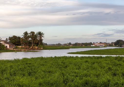 Ouladine lagoon landscape, Sud-Comoé, Grand-Bassam, Ivory Coast