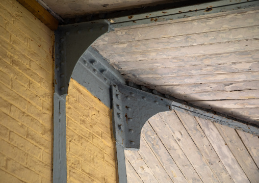 Iron structure of the national museum of costumes formerly the governor's palace, Sud-Comoé, Grand-Bassam, Ivory Coast