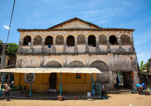 Maison Varlet old french colonial house, Sud-Comoé, Grand-Bassam, Ivory Coast