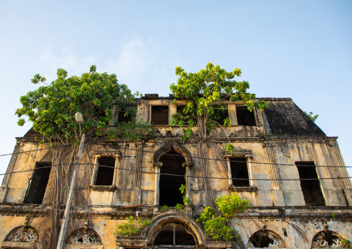 Maison Ganamet old french colonial building, Sud-Comoé, Grand-Bassam, Ivory Coast