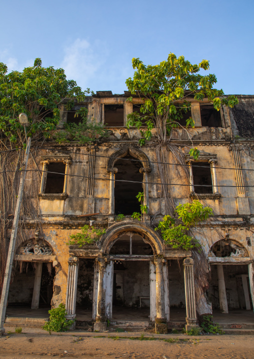 Maison Ganamet old french colonial building, Sud-Comoé, Grand-Bassam, Ivory Coast